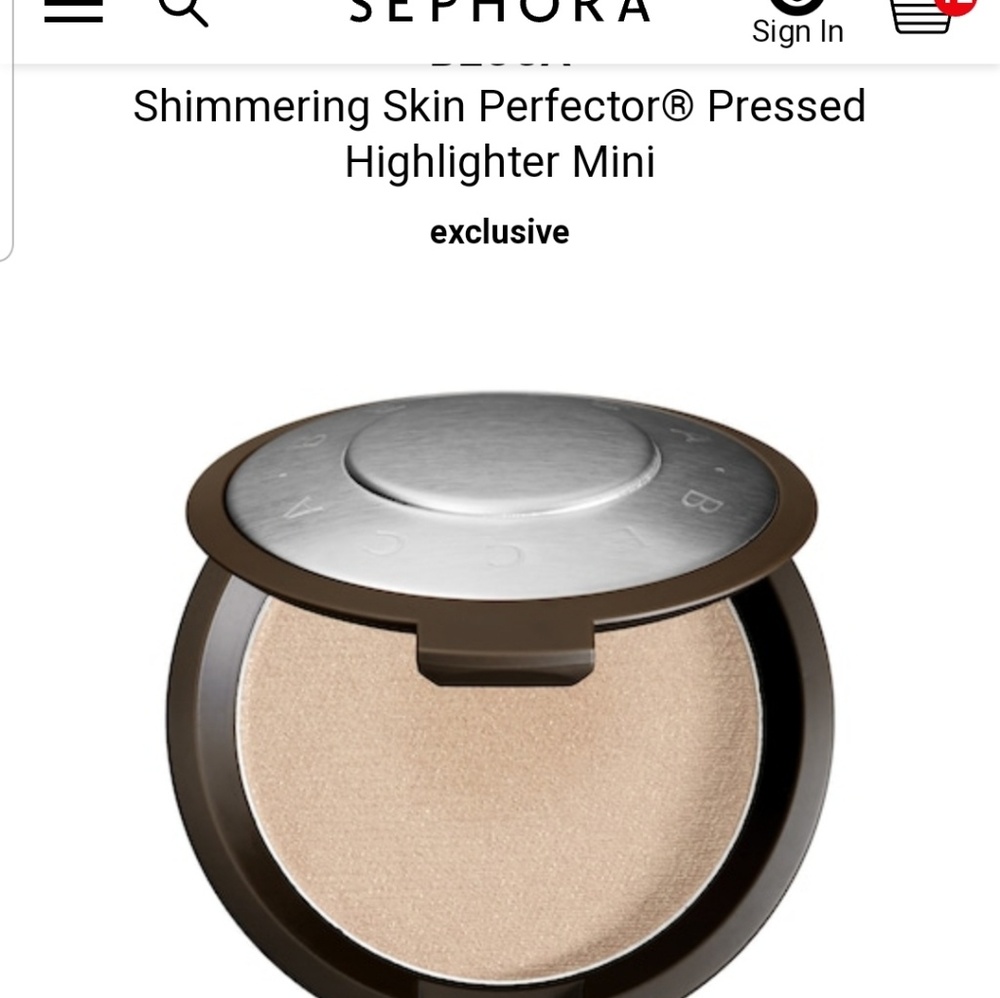 🆕️Becca mini highlighter